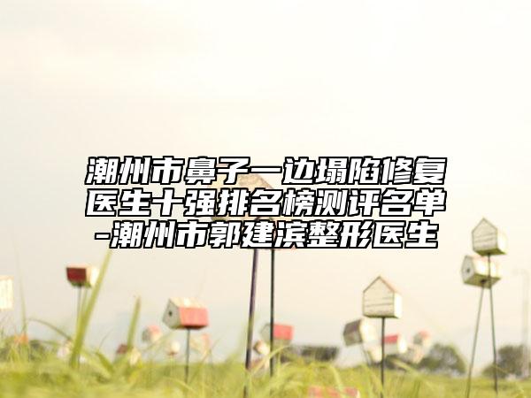 潮州市鼻子一邊塌陷修復(fù)醫(yī)生十強(qiáng)排名榜測評名單-潮州市郭建濱整形醫(yī)生