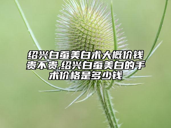 紹興白蠶美白術大概價錢貴不貴,紹興白蠶美白的手術價格是多少錢