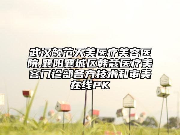 武漢顏范天美醫(yī)療美容醫(yī)院,襄陽襄城區(qū)韓蔻醫(yī)療美容門診部各方技術和審美在線PK
