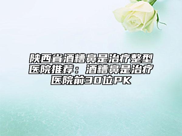 陜西省酒糟鼻是治療整型醫(yī)院推薦：酒糟鼻是治療醫(yī)院前30位PK