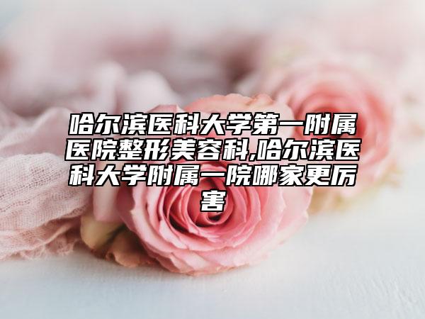 哈爾濱醫(yī)科大學第一附屬醫(yī)院整形美容科,哈爾濱醫(yī)科大學附屬一院哪家更厲害