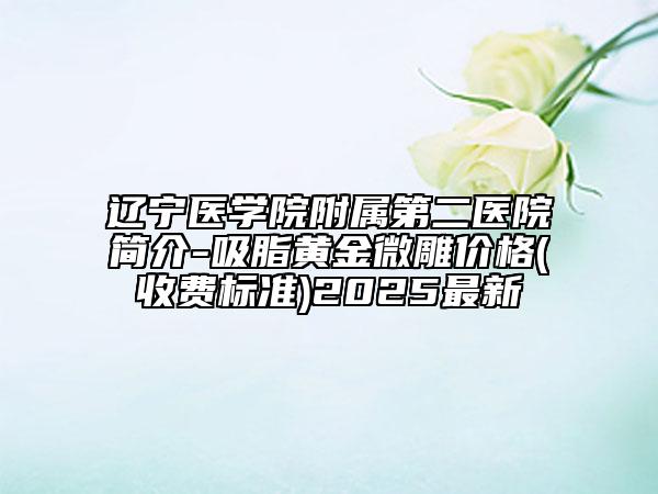 遼寧醫(yī)學院附屬第二醫(yī)院簡介-吸脂黃金微雕價格(收費標準)2025最新