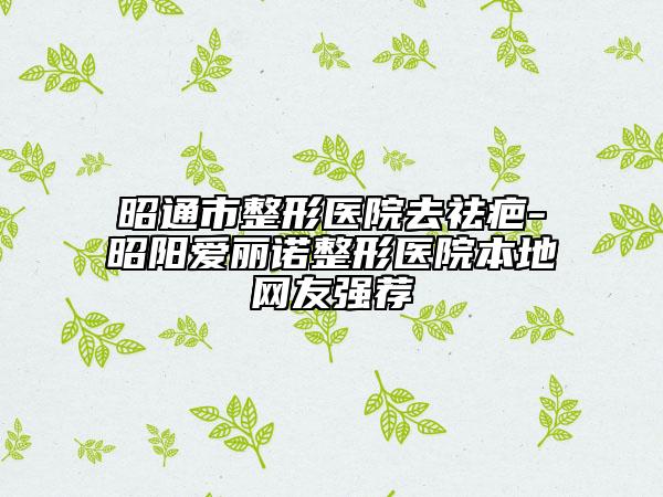 昭通市整形醫(yī)院去祛疤-昭陽愛麗諾整形醫(yī)院本地網(wǎng)友強薦