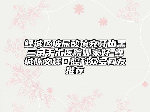 鯉城區(qū)玻尿酸填充牙齒黑三角手術(shù)醫(yī)院哪家好-鯉城陳文輝口腔科眾多網(wǎng)友推薦