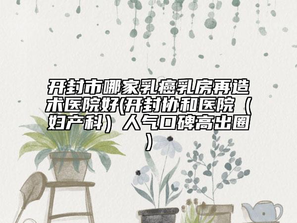 開封市哪家乳癌乳房再造術(shù)醫(yī)院好(開封協(xié)和醫(yī)院（婦產(chǎn)科）人氣口碑高出圈)