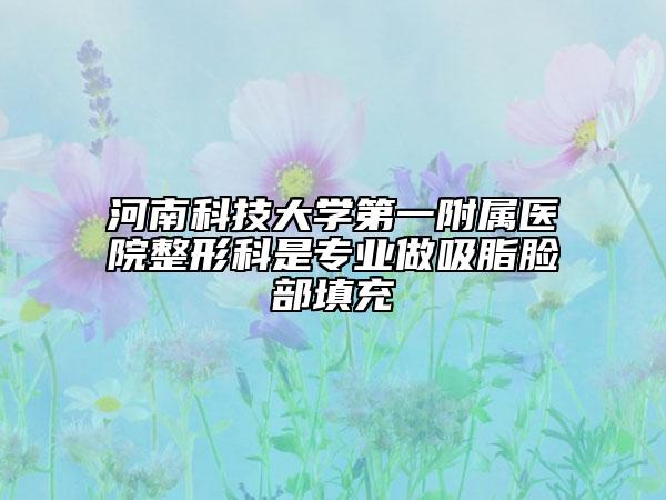 河南科技大學第一附屬醫(yī)院整形科是專業(yè)做吸脂臉部填充