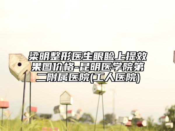 梁明整形醫(yī)生眼瞼上提效果圖價格-昆明醫(yī)學(xué)院第二附屬醫(yī)院(工人醫(yī)院)